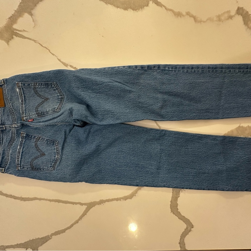 Levi’s High-Rise Straight Leg Ankle Women's Jeans Blue - Picture 5 of 8